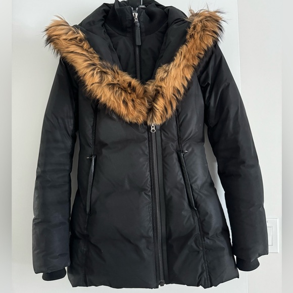 Mackage ADALI down coat with natural fur Signature Mackage Collar Size XS - Picture 7 of 10